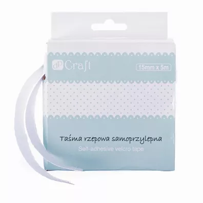 Dalprint Ta�ma rzepowa samoprzylepna 15 mm x 5m