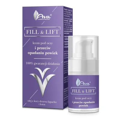 Ava Fill&Lift Krem pod oczy i przeciw opadaniu powiek 15 ml
