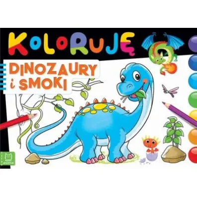 KOLORUJ� DINOZAURY I SMOKI