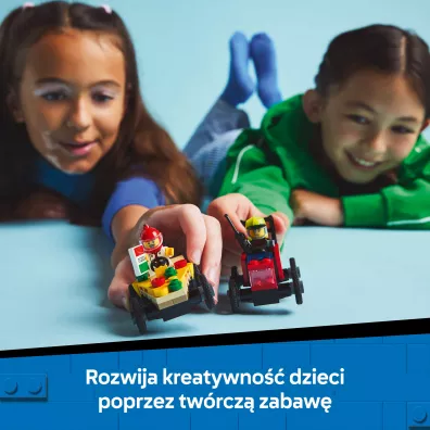 LEGO City Zestaw wy�cig�wek: pizza kontra w�z stra�acki 60458