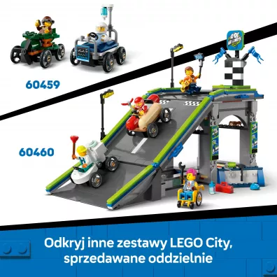 LEGO City Zestaw wy�cig�wek: pizza kontra w�z stra�acki 60458