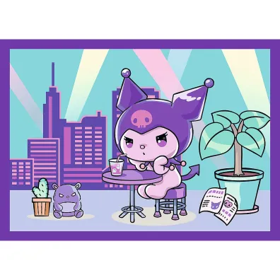 Puzzle 4w1 - Dzie� Kuromi Hello Kitty (35+48+54+70 el.) Trefl