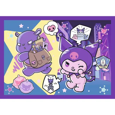 Puzzle 4w1 - Dzie� Kuromi Hello Kitty (35+48+54+70 el.) Trefl