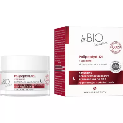 beBIO Ewa Chodakowska Przeciwzmarszczkowy krem/maska do twarzy na noc Ageless Beauty 50 ml