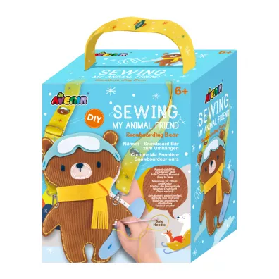 Przyjaciel zwierzt do uszycia Snowboarding Bear Avenir