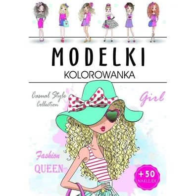 Modelki. Kolorowanka