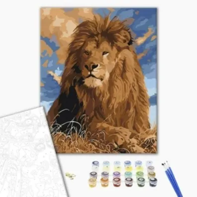 Brushme Malowanie po numerach - Prawdziwy Gigant 40x50cm
