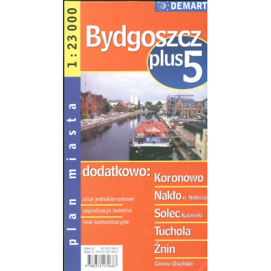 Plan miasta Bydgoszcz +5 1:23 000