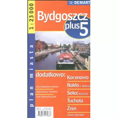 Plan miasta Bydgoszcz +5 1:23 000