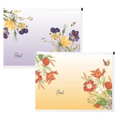 Koh-I-Noor Teczka koperta A4 na suwak Floral MIX