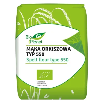 Bio Planet M�ka orkiszowa typ 550 (uszkodzone opakowanie) 1 kg Bio