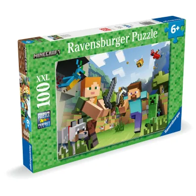 Puzzle dla dzieci 100 el. XXL Minecraft Ravensburger