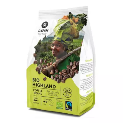 Oxfam Fair Trade Kawa ziarnista Arabica Wysokogrska Fair Trade 250 g Bio