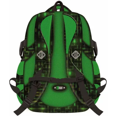 St. Majewski Plecak 4 komorowy BP4 Neon Pad