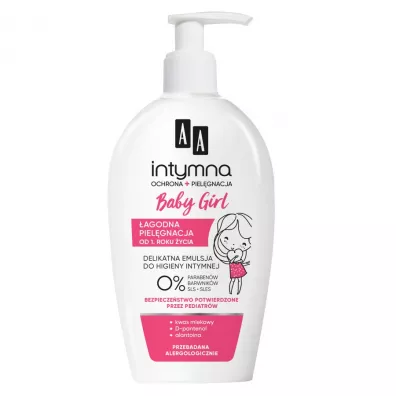 Aa Intymna Baby Girl delikatna emulsja do higieny intymnej 300 ml