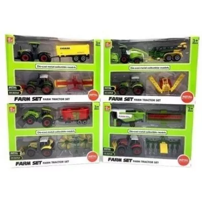 Traktor Metalowy 2-pack MIX Macyszyn Toys