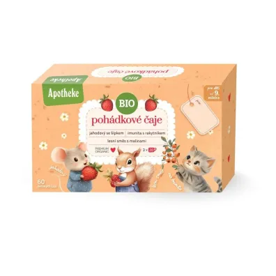 Apotheke Zestaw herbatek bajkowych dla dzieci (3 smaki) 60 x 1.5 g Bio