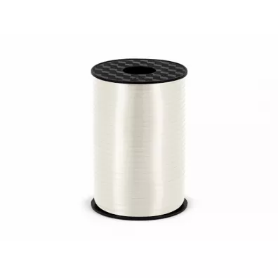 PartyDeco Wst��ka plastikowa bia�a 5mm x 225m