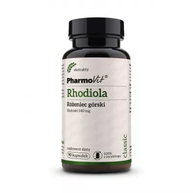 Pharmovit Rhodiola R�eniec g�rski 4:1 140 mg - suplement diety 90 kaps.