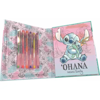 KIDS EUROSWAN Zestaw pi�mienniczy 7 el. Stitch ST00035