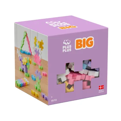 Klocki Plus-Plus Big Pastelowe 100el