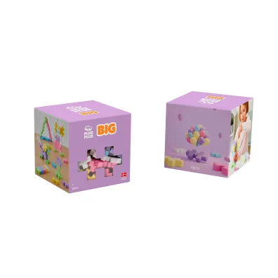 Klocki Plus-Plus Big Pastelowe 100el