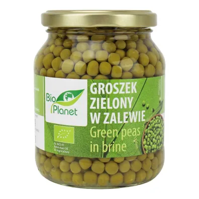 Bio Europa Groszek zielony w zalewie (s�oik) 350 g Bio