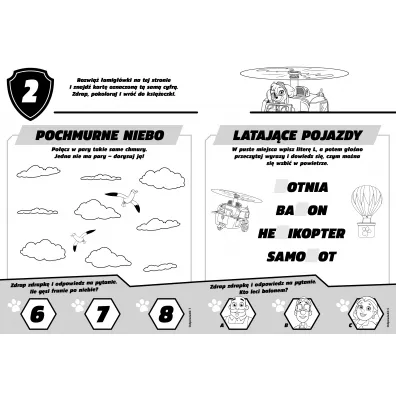 Psi Patrol. Zdrapuj, koloruj, naklejaj. Dzielna ekipa