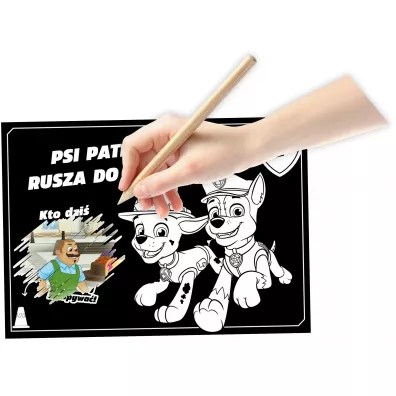 Psi Patrol. Zdrapuj, koloruj, naklejaj. Dzielna ekipa