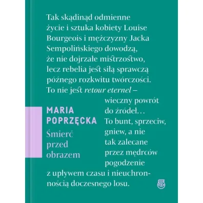 �mier� przed obrazem O sztuce, staro�ci i zanikaniu - Maria Poprz�cka