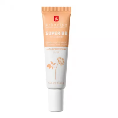 Erborian Super BB Covering Care-Cream SPF20 krem BB do twarzy Dore 15 ml