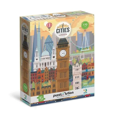 Puzzle Easy-XL 1000 Miasta. Londyn Dodo
