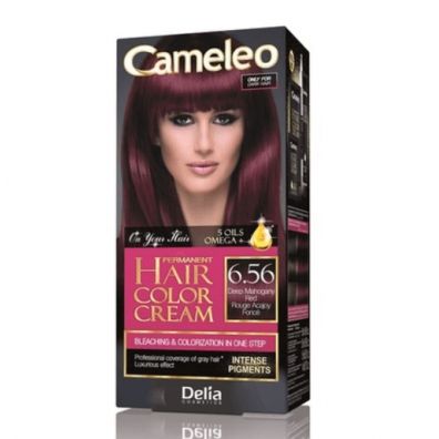 Cameleo Omega Permanent Hair Color Cream trwale koloryzujca farba do wosw 6.56 Deep Mahogany