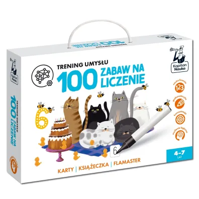 100 zabaw na liczenie. Kapitan Nauka. Trening umys�u