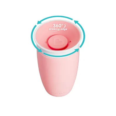 Kubek Munchkin Miracle 360&deg; 296ml r�owy