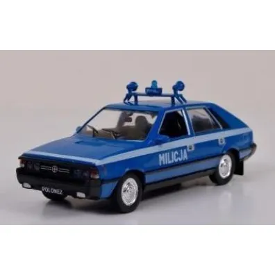 AUTO KOLEKCJI PRL-U 1 43 POLONEZ MILICJA B-242 WB Daffi