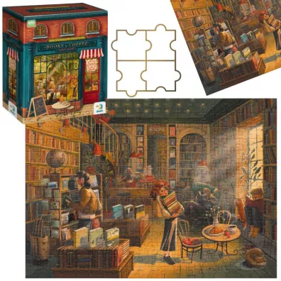Puzzle 300 el. Ksi�garnia Maksik