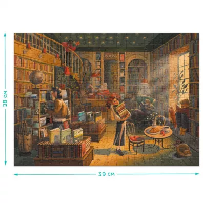 Puzzle 300 el. Ksi�garnia Maksik