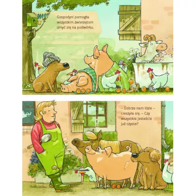 Krowa Matylda nie chce si� k�pa�