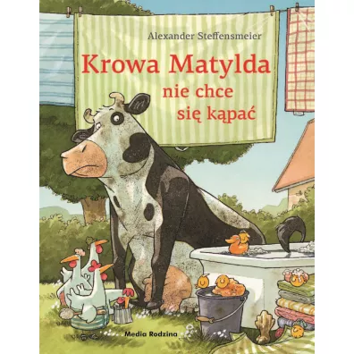 Krowa Matylda nie chce si� k�pa�