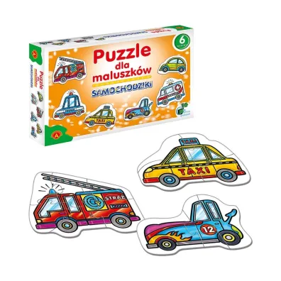 Puzzle dla maluszk�w 6 el. Samochodziki Alexander