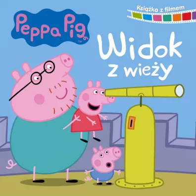 Widok z wie�y. �winka Peppa. Ksi��ka z filmem
