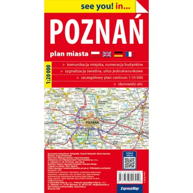 Pozna� papierowy plan miasta 1:20 000