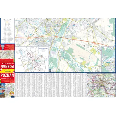 Pozna� papierowy plan miasta 1:20 000