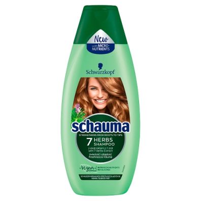 Schauma 7 Herbs Shampoo szampon do włosów z ekstraktem z 7 ziół 400 ml