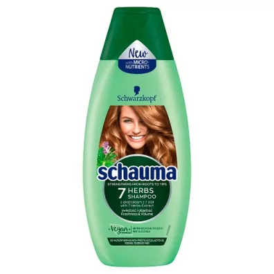 Schauma 7 Herbs Szampon do w�os�w z ekstraktem z 7 zi� 400 ml