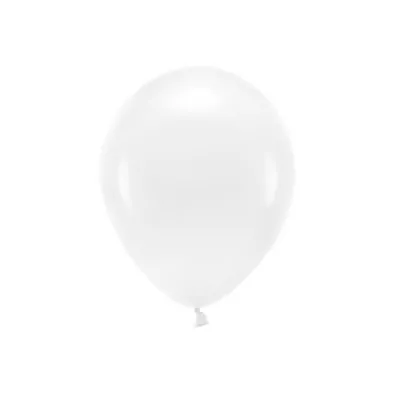 PartyDeco Balony Eco bia�e 30cm