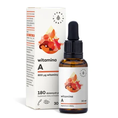 Aura Herbals Witamina A. Suplement diety w kroplach 30 ml