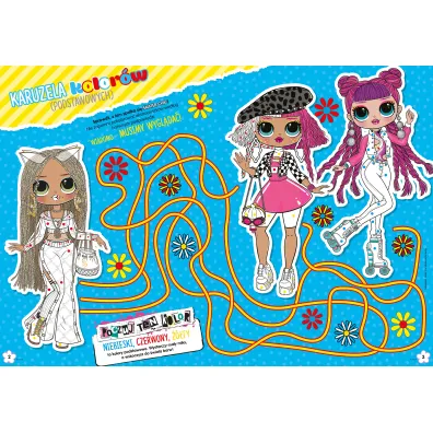 L.O.L. Surprise! Rysowanki z bajecznymi tatua�ami. Co za kolory!