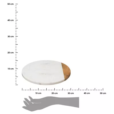 Secret de Gourmet Deska obrotowa 30 cm White Marble